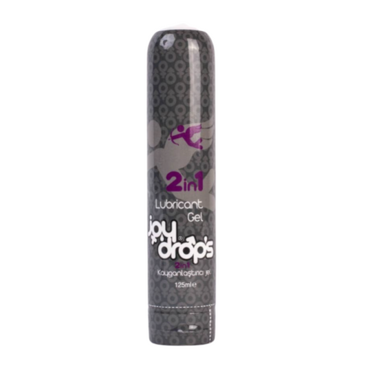 Gel 2 în 1 Lubrifiant și de Masaj – JoyDrops 125ml Natural