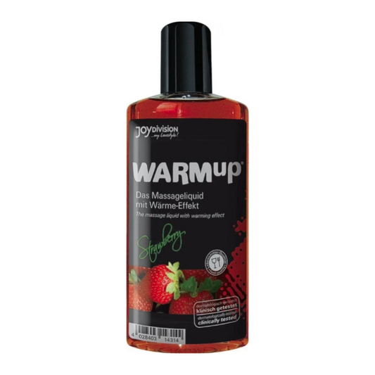Ulei de masaj WARMup Căpșuni – efect de încălzire, aromă fructată, 150ml