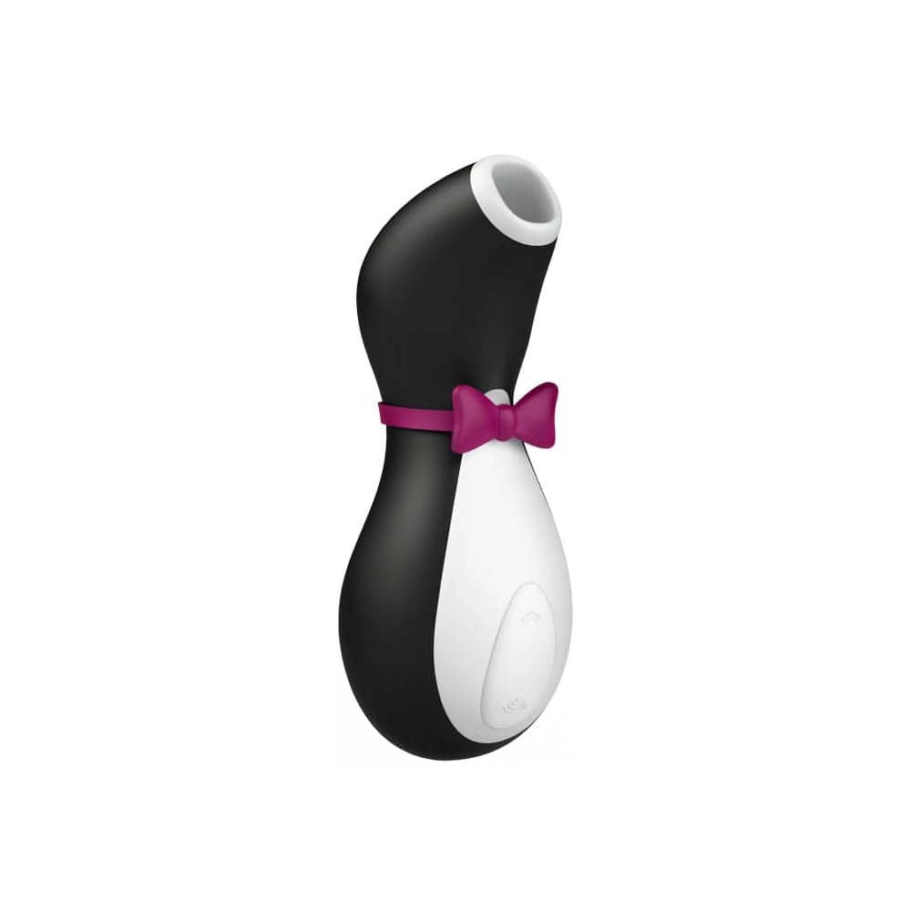 Stimulator clitoris Satisfyer Pro Penguin, cu unde de presiune și 11 moduri, negru