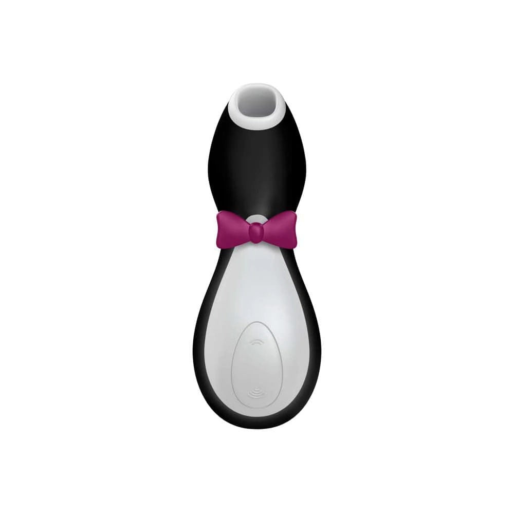 Stimulator clitoris Satisfyer Pro Penguin, cu unde de presiune și 11 moduri, negru