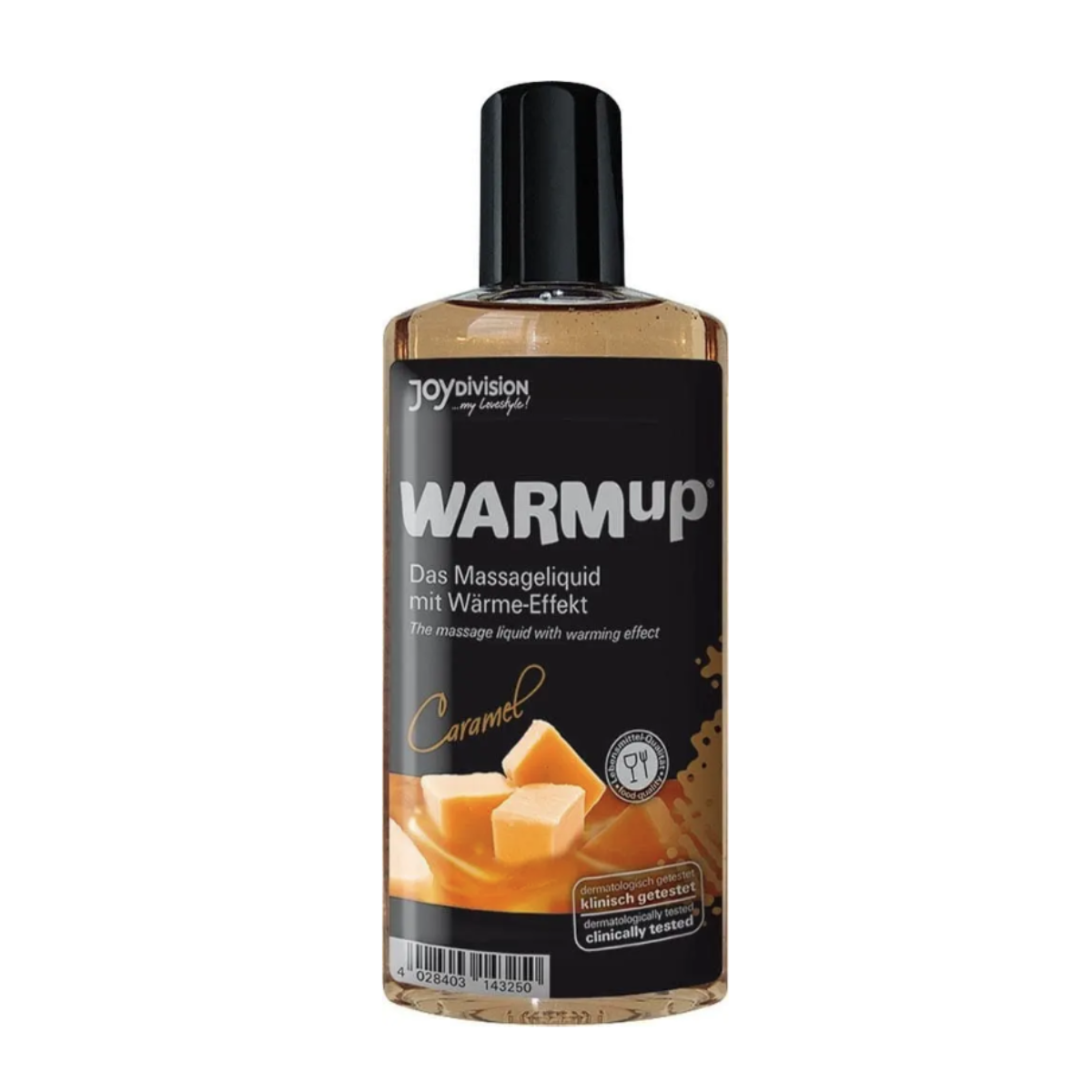 Ulei de masaj WARMup Caramel – efect de încălzire, aromă dulce, 150ml