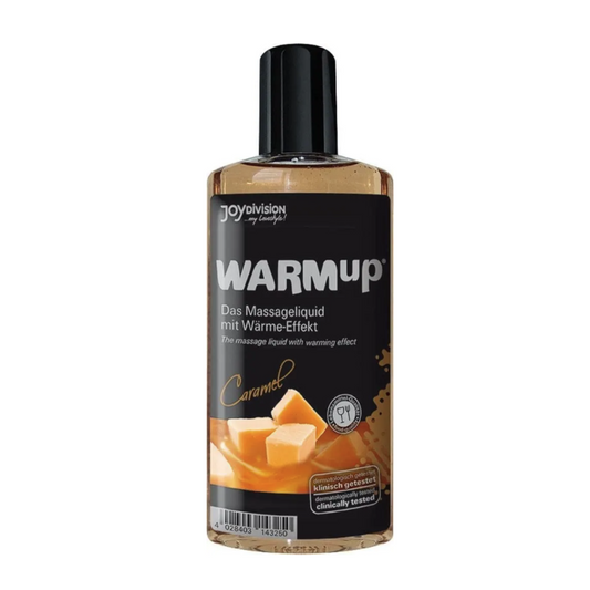 Ulei de masaj WARMup Caramel – efect de încălzire, aromă dulce, 150ml