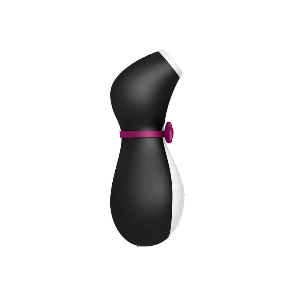 Stimulator clitoris Satisfyer Pro Penguin, cu unde de presiune și 11 moduri, negru