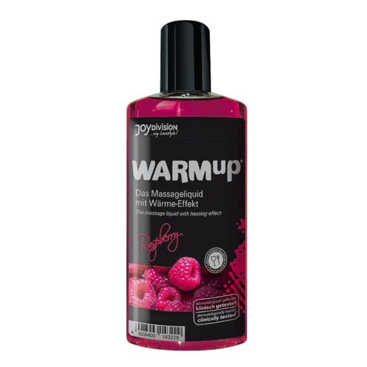 Ulei de masaj WARMup Raspberry – efect de încălzire, aromă de zmeură, 150ml