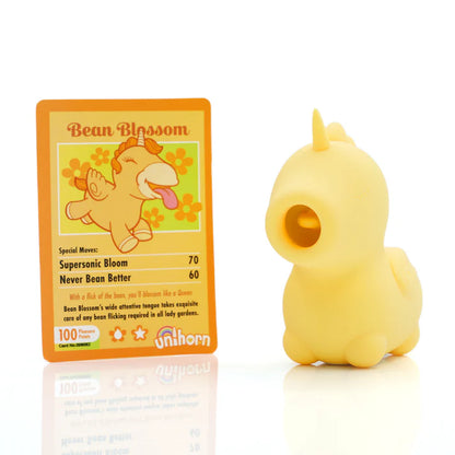 Unihorn Bean Blossom – Vibrator Clitoridian Unicorn, Rezistent la Apă, 10 Vibrații