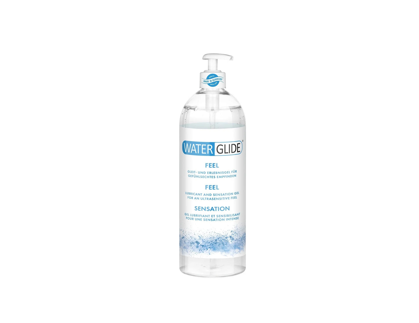 Lubrifiant gel clasic WaterGlide Feel, foarte alunecos, 1000 ml