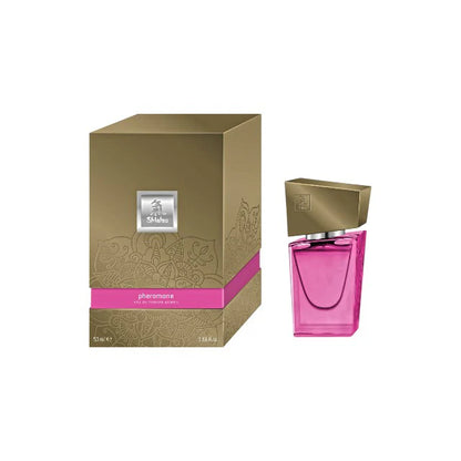 Parfum cu Feromoni HOT Shiatsu pentru Femei – Roz, 50ml