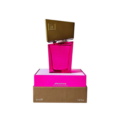 Parfum cu Feromoni HOT Shiatsu pentru Femei – Roz, 50ml