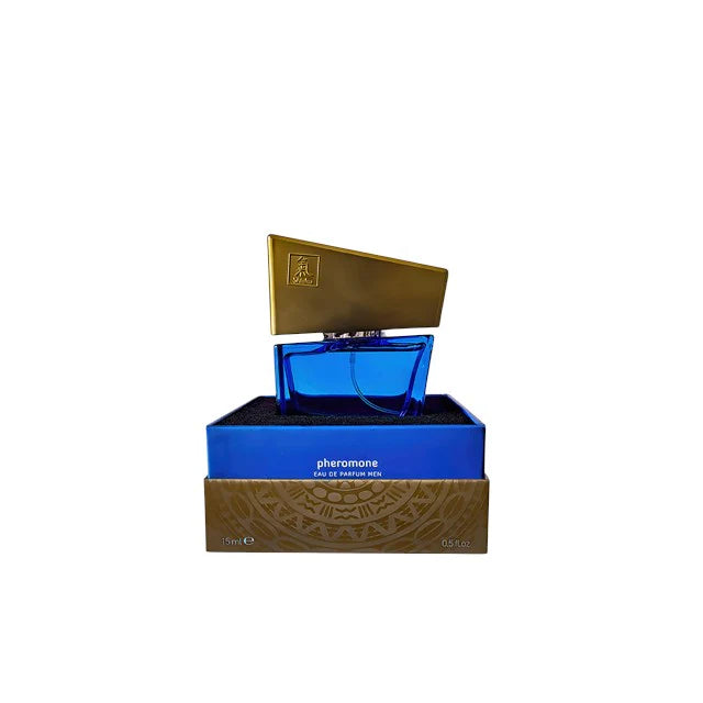 Parfum cu Feromoni HOT Shiatsu pentru Bărbați – Albastru Închis, 15ml