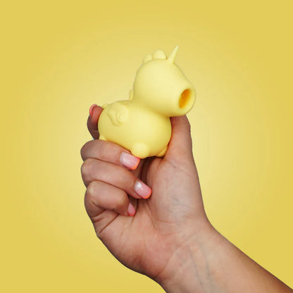 Unihorn Bean Blossom – Vibrator Clitoridian Unicorn, Rezistent la Apă, 10 Vibrații