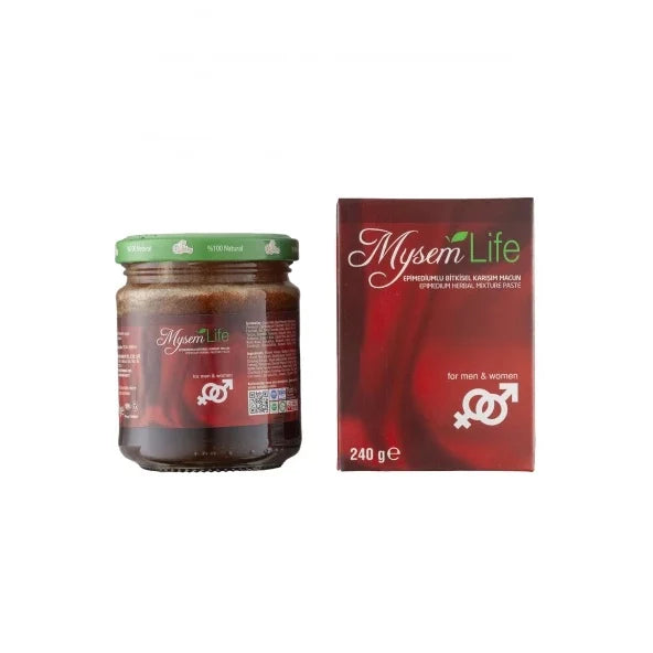 Magiun afrodisiac Mysem Life, 240g – pentru potență masculină și stimulare feminină, cu plante și miere